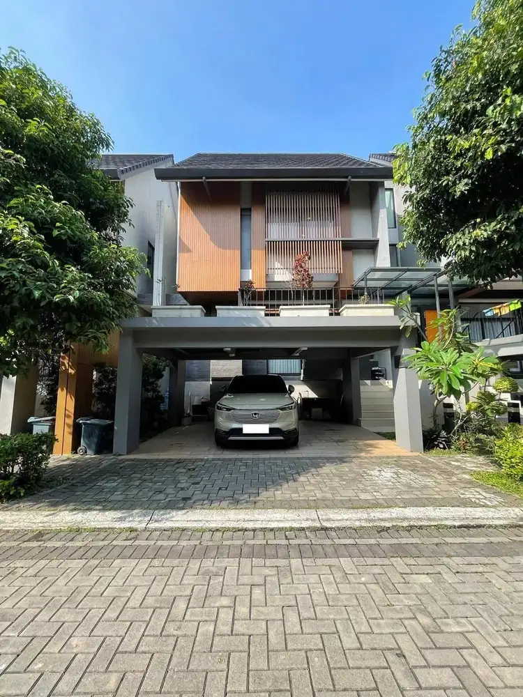 DIJUAL RUMAH CLUSTER CAELUS GREENWICH PARK BSD CITY FULL FURNISHED