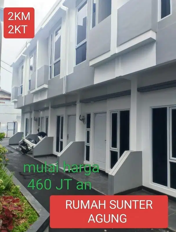 Dijual rumah murah modern di Sunter Jakarta Utara Deket mall sunter