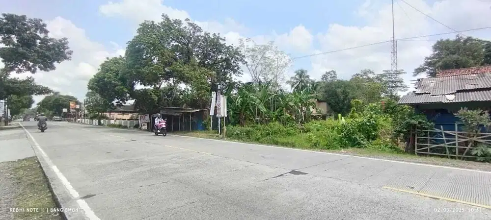 Dijual Tanah Murah 166 Ubin, Jalan Nasional Tinggarjaya Jatilawang