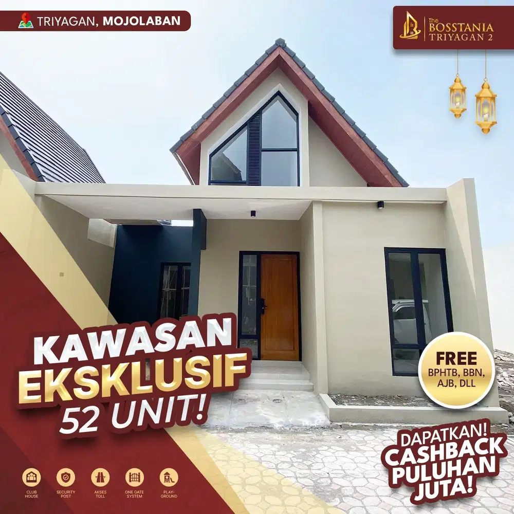 Perumahan Nyaman Dekat Dengan UNS, Pusat Kota, Exit Tol Karanganyar