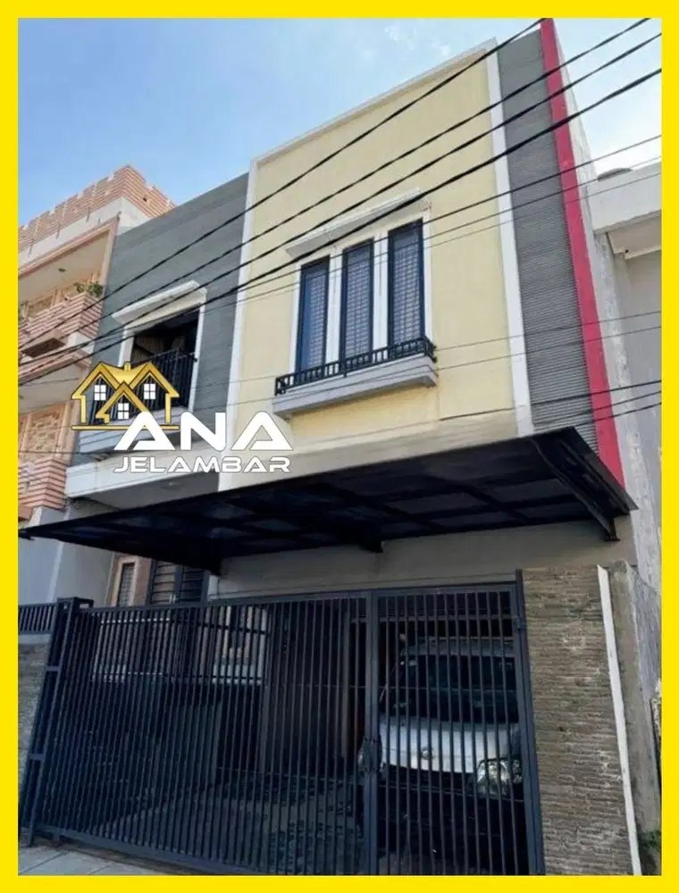 ANA RUMAH BAGUS 2.5LT LUAS 9.8X20M KOKOH BEBAS BANJIR DI JELAMBAR ra