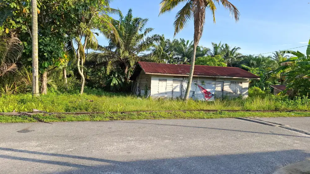 Tanah tepi Aspal jl Daru Daru kulim Pebatuan kota Pekanbaru