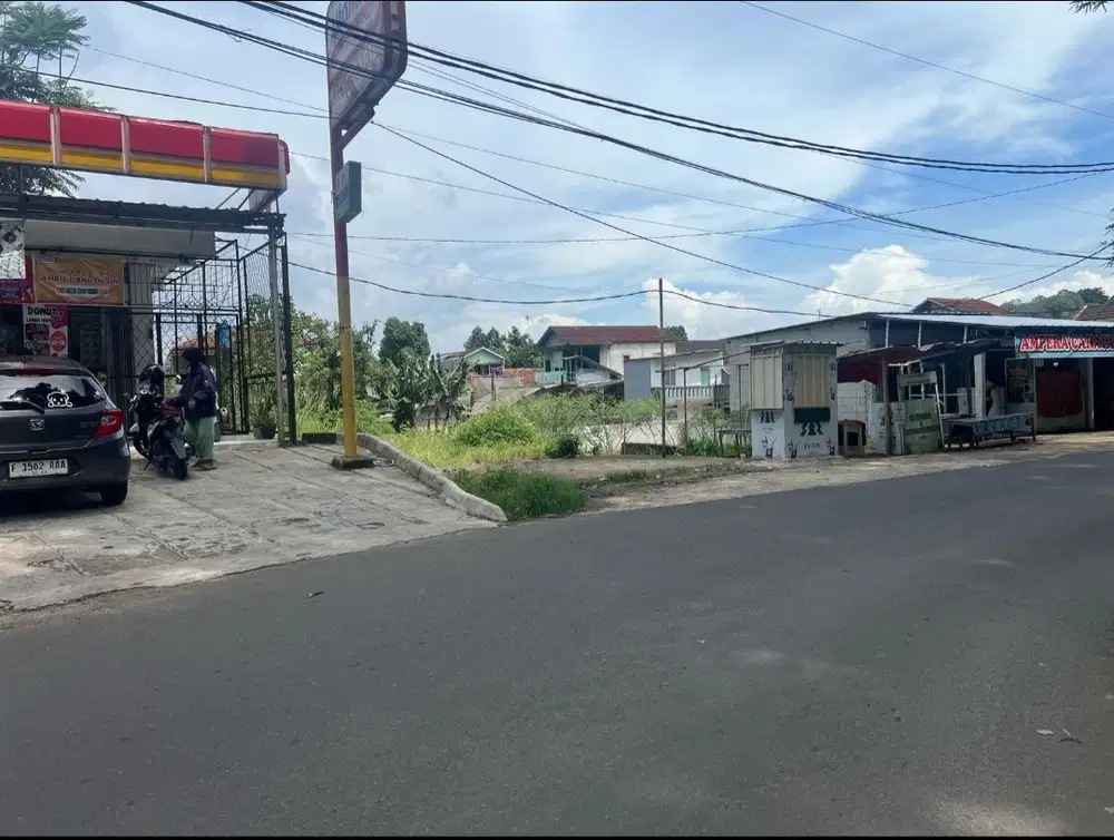 Disewakan tanah 800m Pnggir Jalan Cifor Bogor