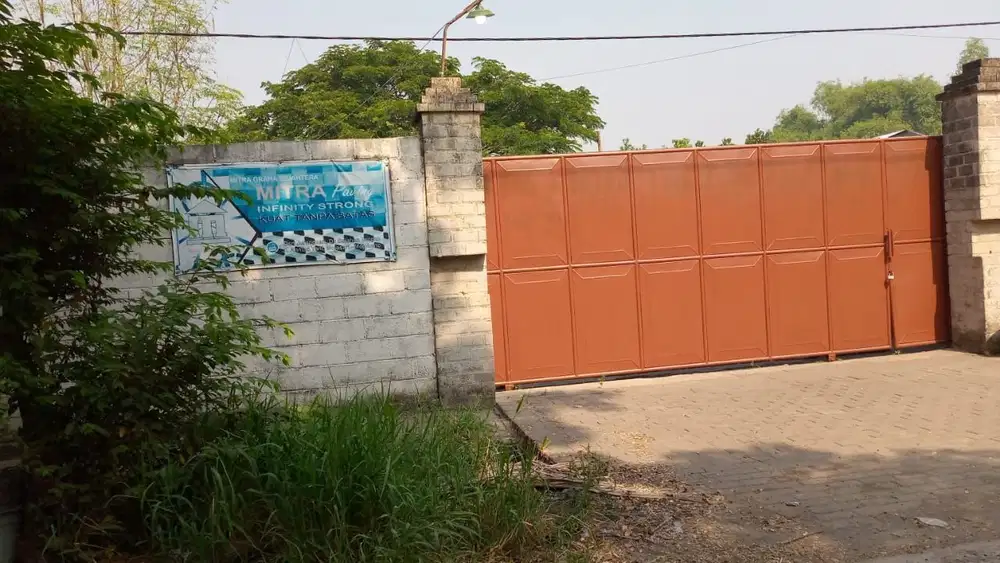 Pabrik paving hanya 30m dr jalan propinsi mojosari