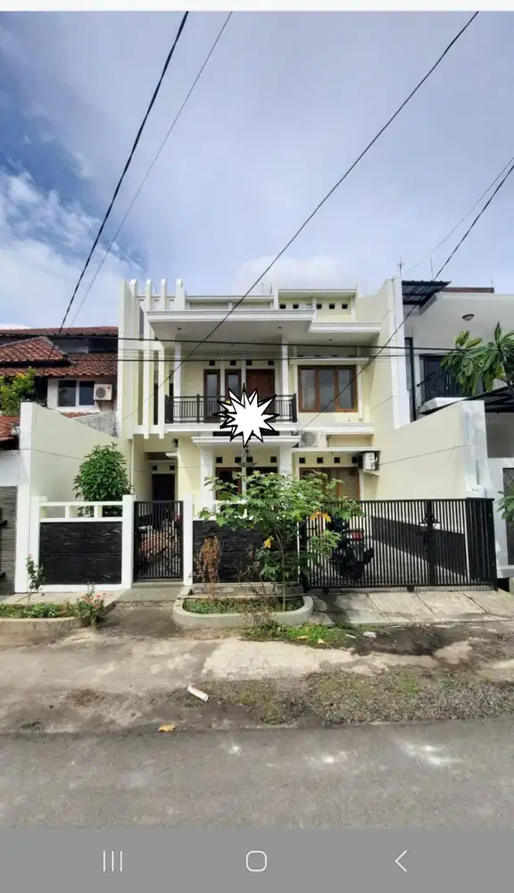 Dijual rumah keamanan 24 jam Pondok kelapa Jakarta timur