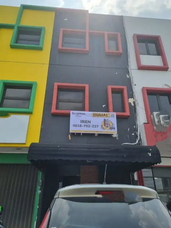 RUKO KEMANGGISAN 4 LANTAI ZONA KOMERSIAL DIPINGGIR JALAN RAYA