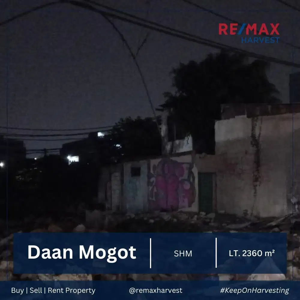 Disewakan Kavling lokasi Strategis di Daan Mogot