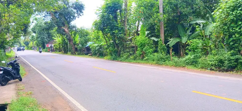 Tanah 1700 m2 Jl Antiga Manggis - Padangbai Karangasem Bali