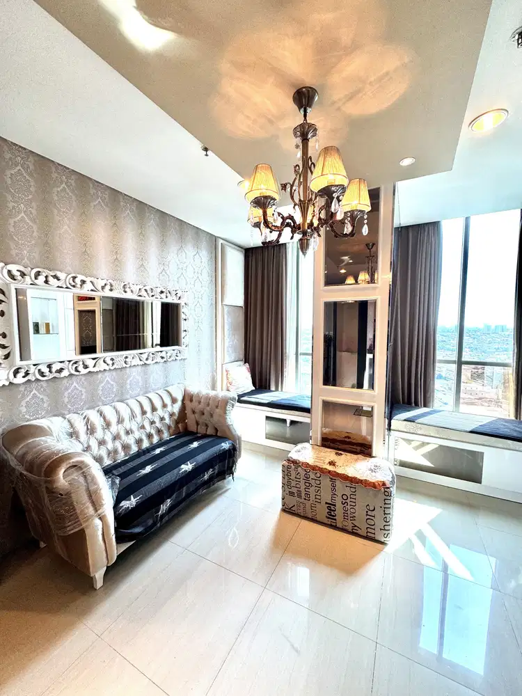 UNIT LANGKA 84M2 GP PLAZA SLIPI JAKARTA PUSAT, FULLY FURNISHED CANTIK