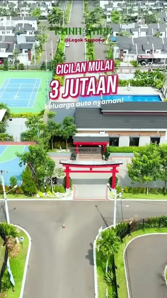 Dekat Toll Legok BSD, Free DP, Tanah Besar 84m² 3Kamar Tidur