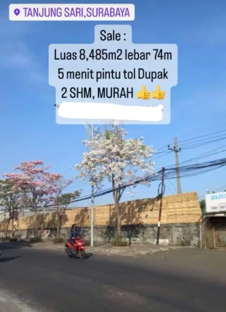 ‼️HANYA 5 MENIT KE TOL DUPAK‼️TANAH LOKASI STRATEGIS TANJUNGSARI