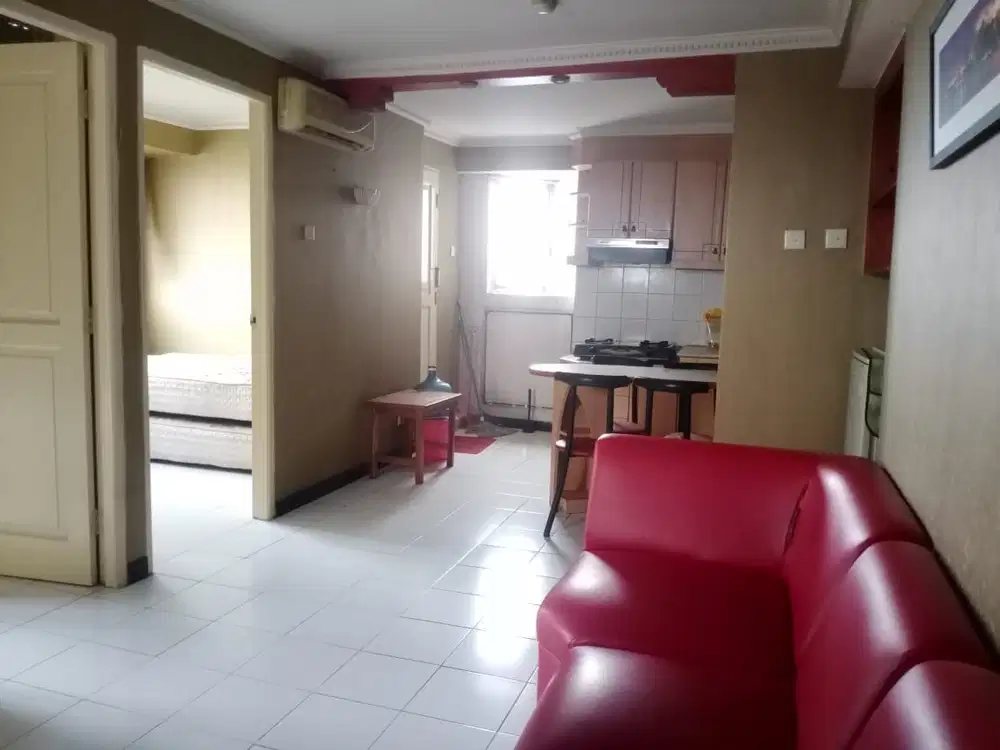 2 Bed Furnish Siap Huni Dan Parkir Sangat Mudah di Wisma Gading Permai