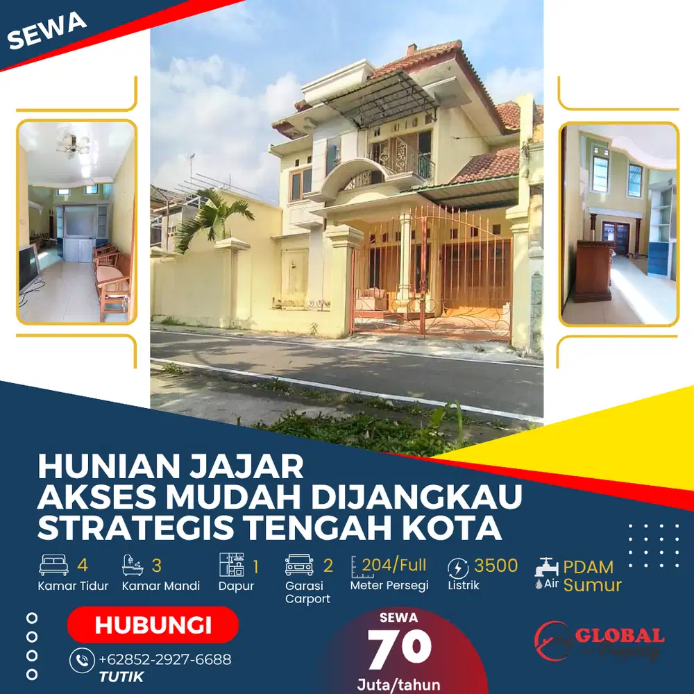 Hunian Nyaman Area Jajar Tengah Kota Solo