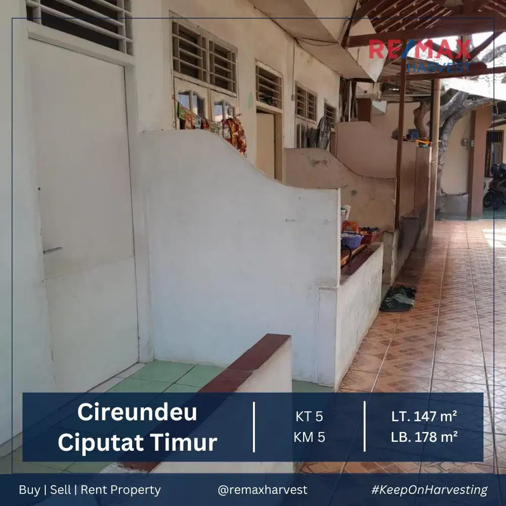 DIJUAL MURAH RUMAH KONTRAKAN LOKASI SANGAT STRATEGIS CIREUNDEU CIPUTAT