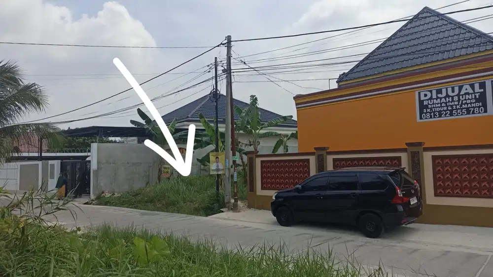 Tanah murah Daerah jl Paus Arifin Ahmad, tengah kota pekanbaru