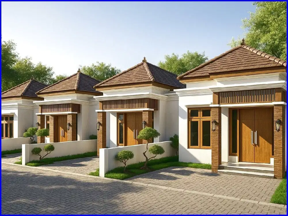 Dekat RS. Nur Hidayah, Dijual Rumah di Bantul Jogja Gaya Bali Style