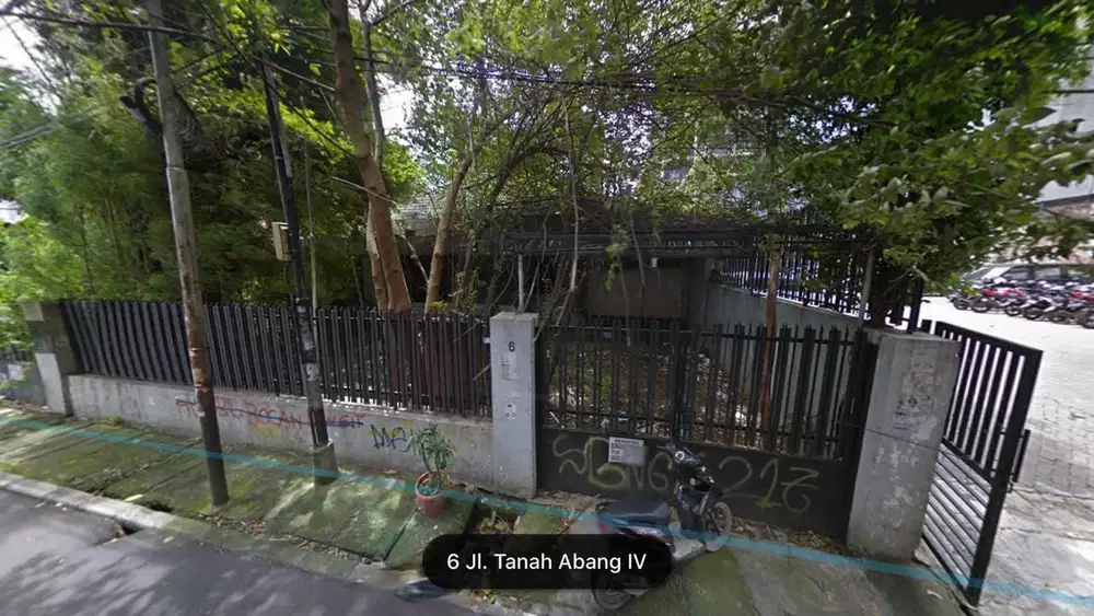 Kavling Tanah Abang Jakpus Luas 598m