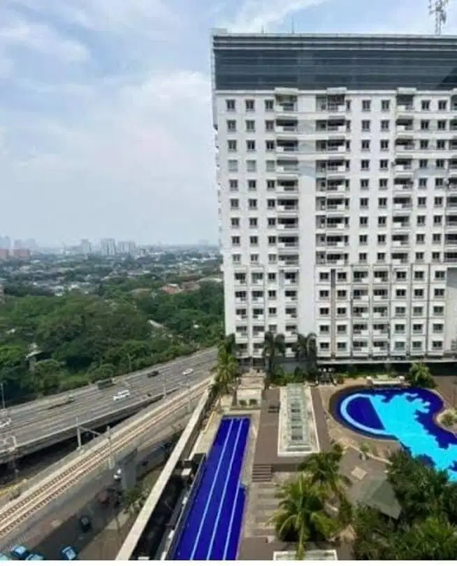 DIJUAL 3BR POINS SQUARE APARTMENT FULLY FURNISHED VIEW GUNUNG SALAK