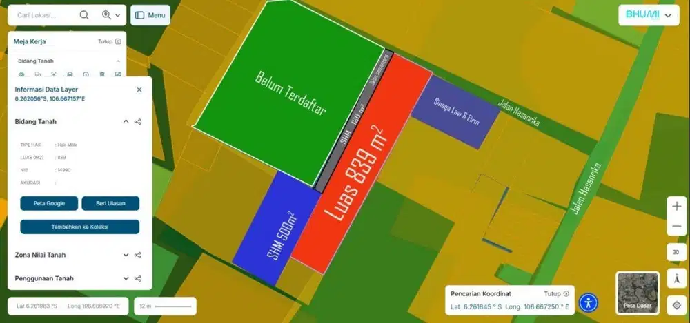 Disewakan Kavling Panjang Strategis – Jelupang, Serpong Utara