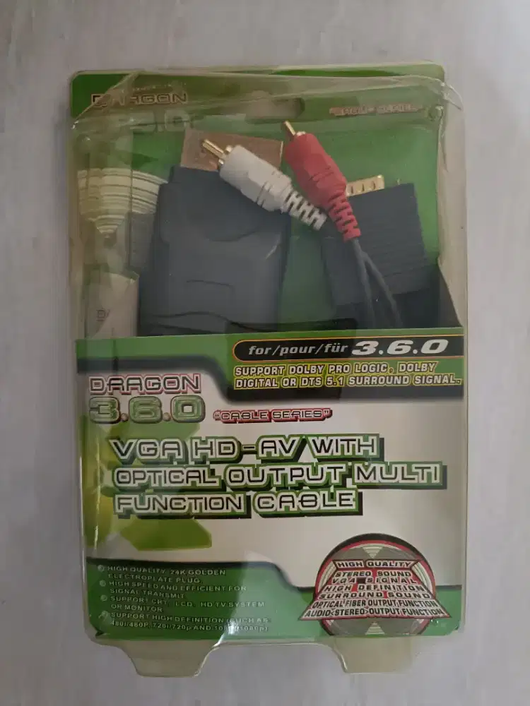 VGA HD-AV Cable for Xbox360