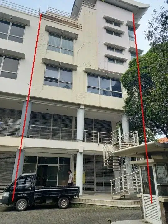 Ruko Gandeng 4Lt di Komplek Ruko Gedung Gajah Saharjo Tebet Barat