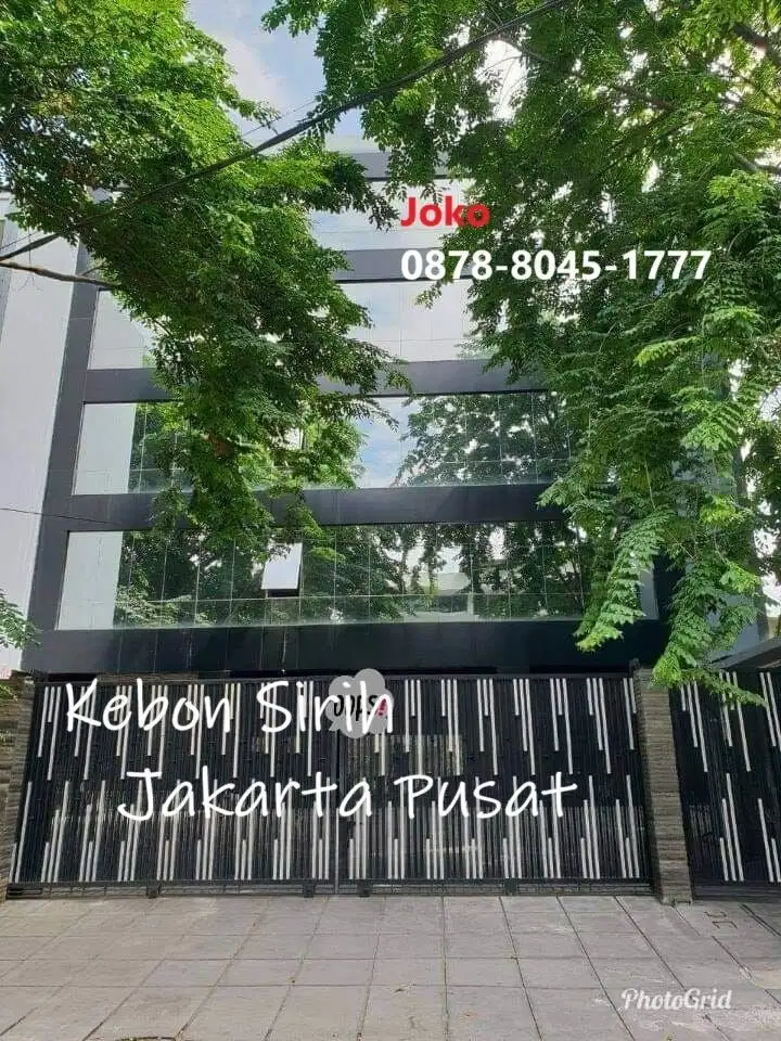 Gedung Perkantoran 7 Lt. MURAH Jl. Kebon Sirih, Menteng-Jakarta
