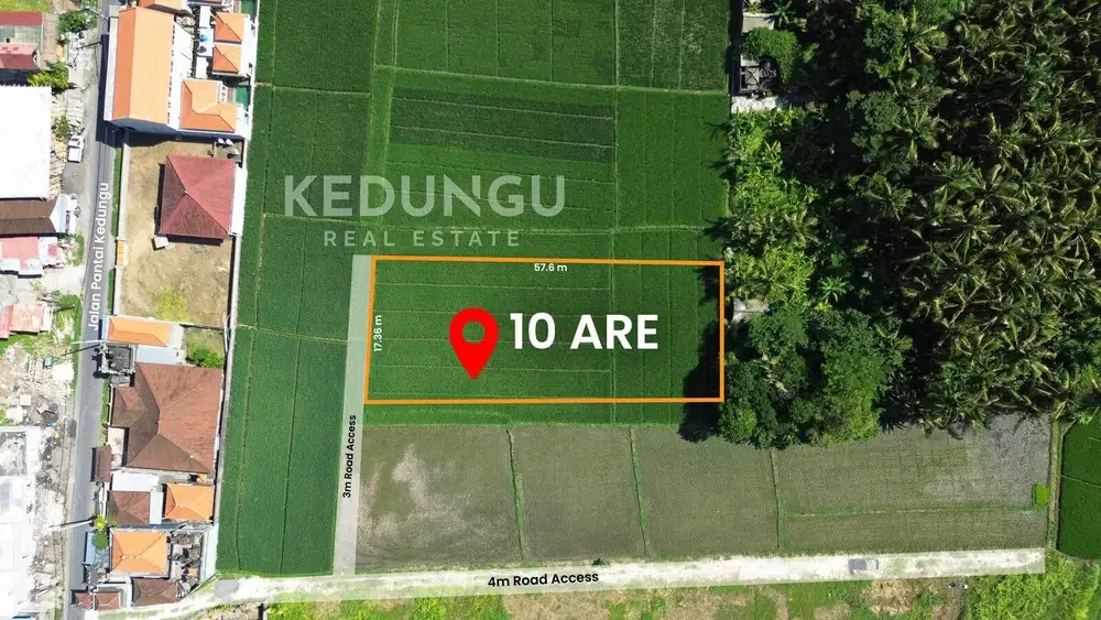 PRIME 10 ARE PROPERTY: TRANQUIL OASIS NEAR KEDUNGU BEACH, BALI