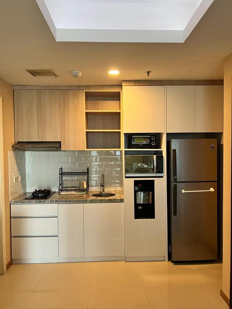 Dijual Apartement Casa Grande 2br+1 Full Furnished Lantai Sedang