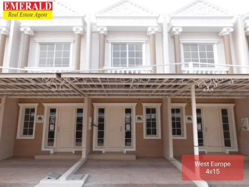 Disewakan rumah termurah di green lake city cluster West Europe  4x15