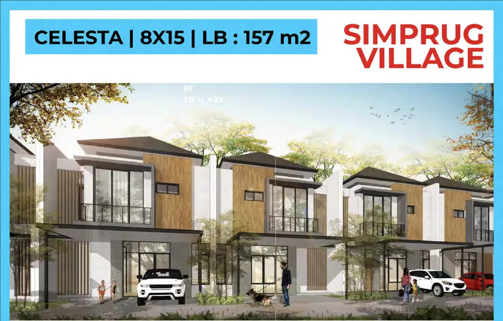 Rumah Simprug Village di PIK 2
