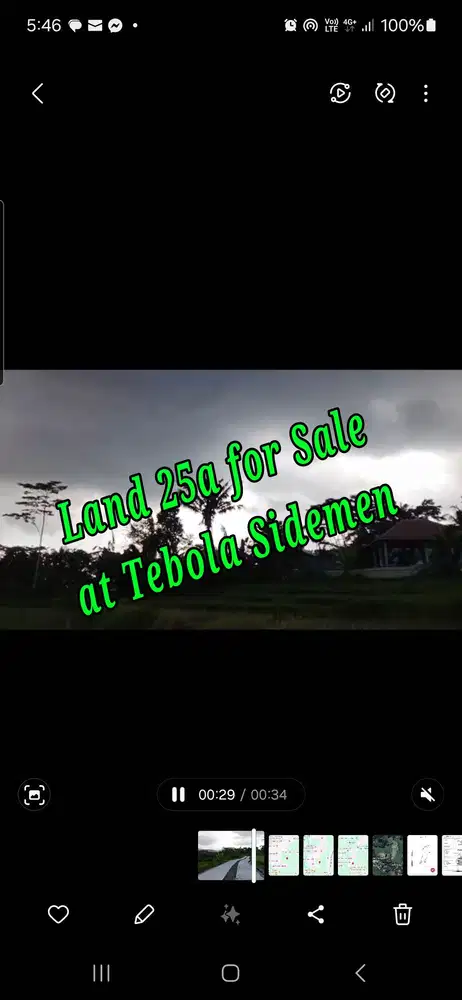 Land 26a for Sale at Tebola Sidemen Traditional Village Bali