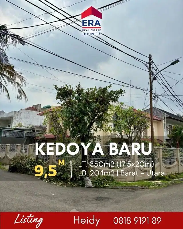 Rumah Hoek Taman Kedoya Baru