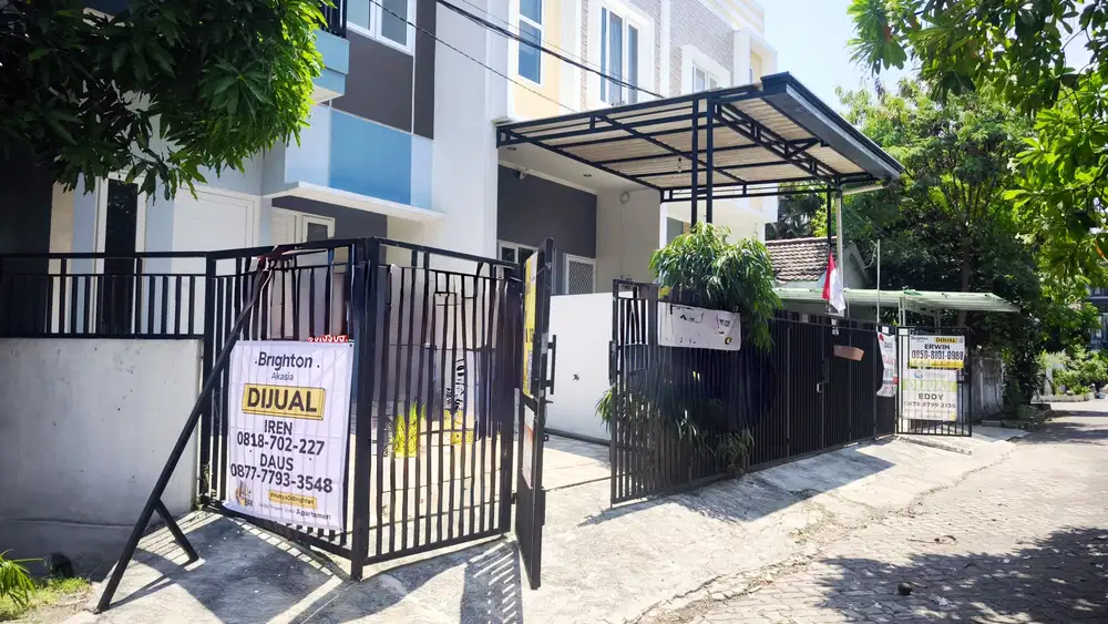 RUMAH BARU MINIMALIS HUK DEPAN TAMAN DI GADING GRIYA LESTARI 2 LANTAI