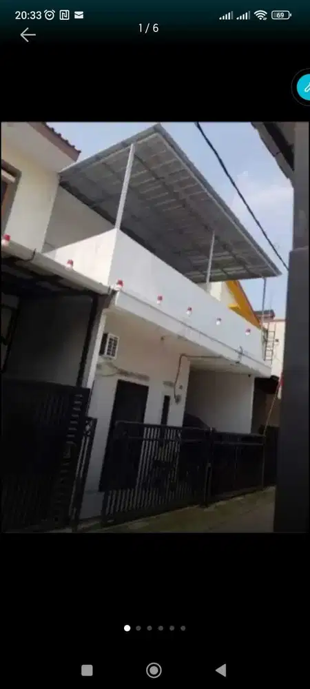 Rumah 2 Lantai Pondok Aren Dekat Ciledug Rumah Cluster Murah