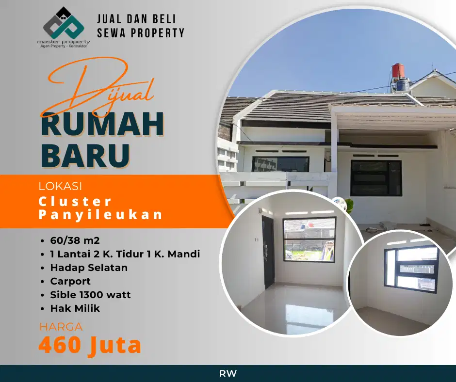 Rumah dijual cepat minimalis cluster Panyileukan 400 jutaan jarang ada