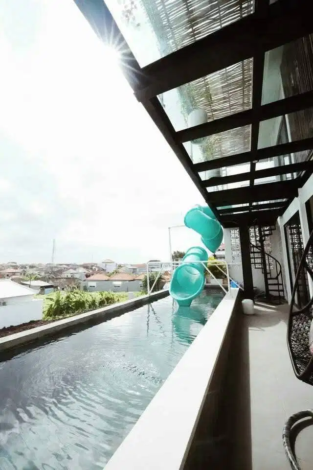 Villa ada rooftop 5are view sawah 6room furnish gn salak dkt seminyak