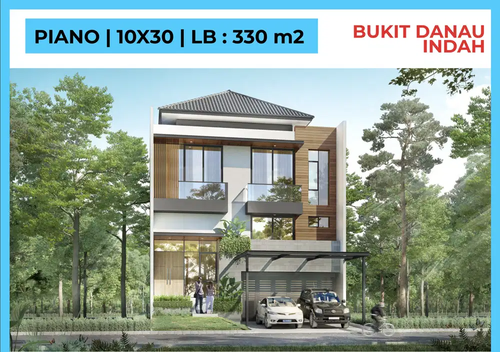 Rumah Bukit Danau Indah di PIK 2