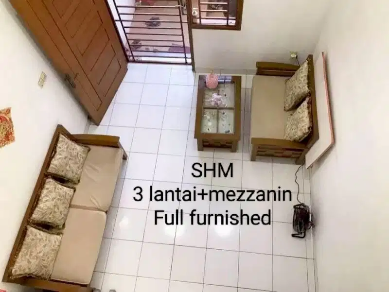 Dijual rumah di Pademangan 3lantai+mezannin