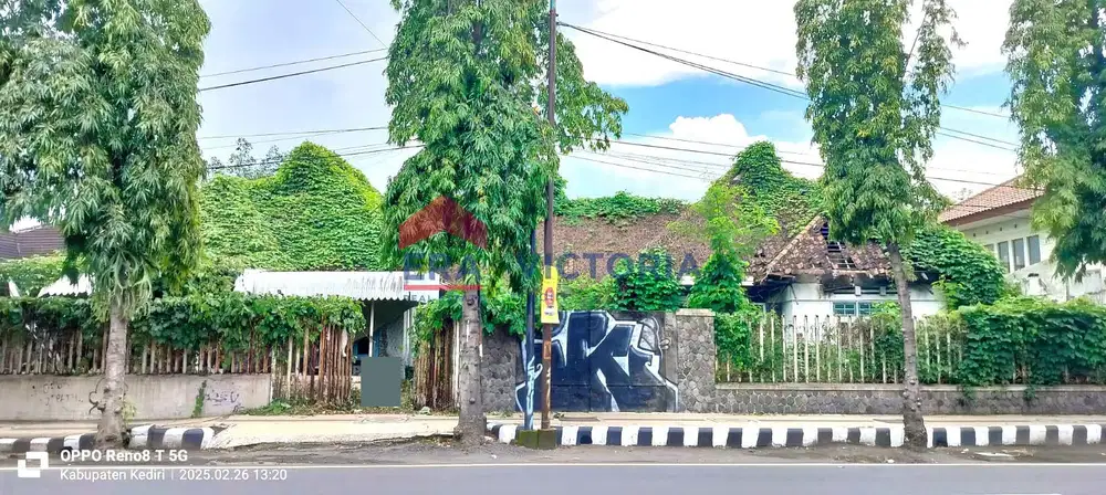 Disewakan Rumah di Pusat Kota Kediri, Lokasi Strategis Jalan Utama