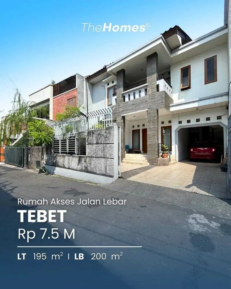 Rumah Siap Huni Lokasi Strategis Akses 2 Mobil dekat Kokas di Tebet