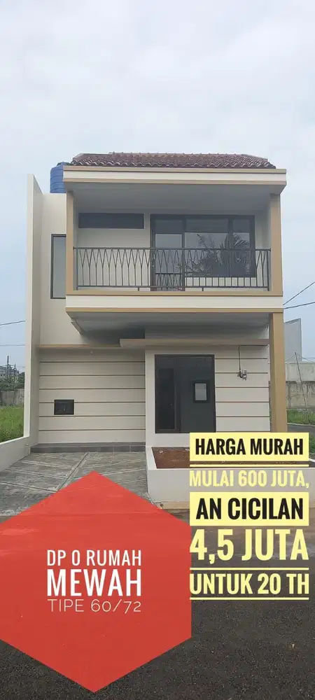 Dijual rumah Mewah DP 0 Lokasi Strategis Pinggir jalan