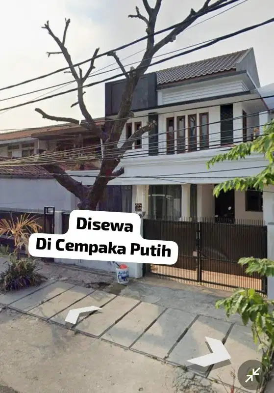 disewakan rumah luas di cempaka putih