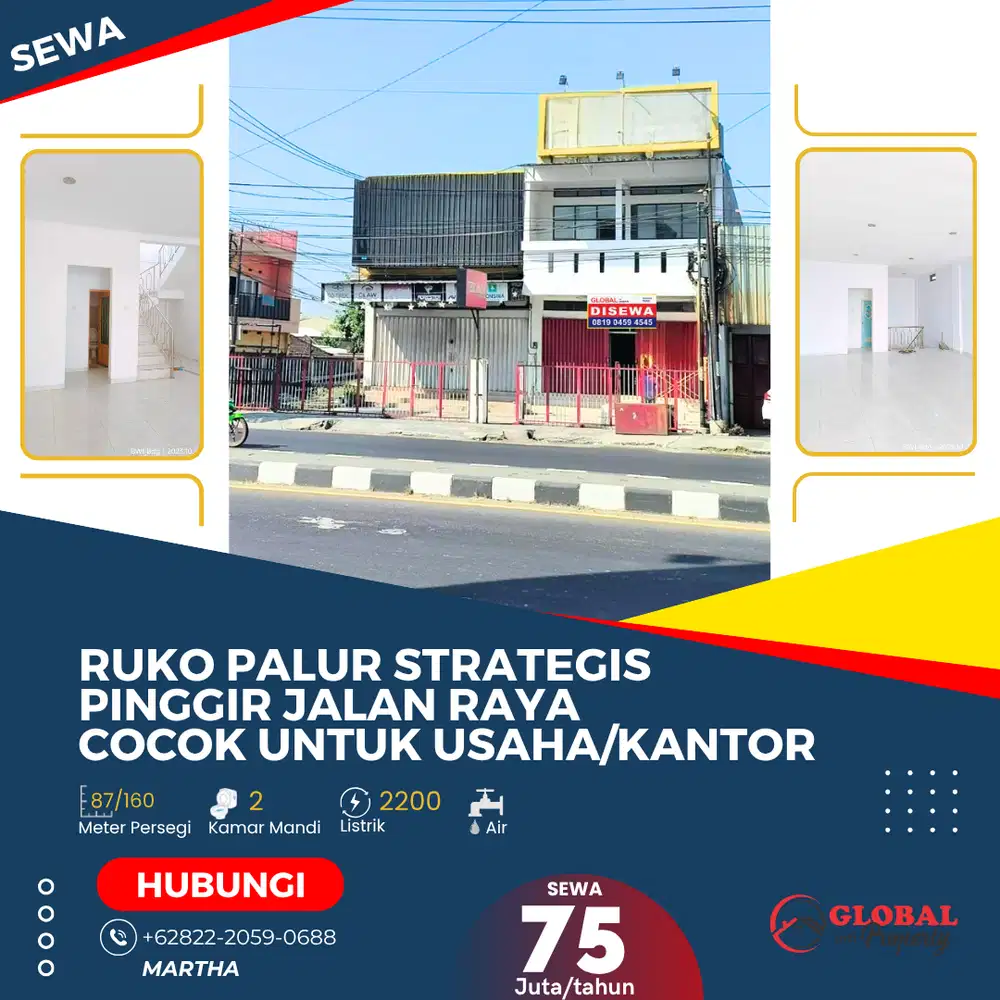 Ruko Palur Lokasi Premium Cocok Untuk Kantor