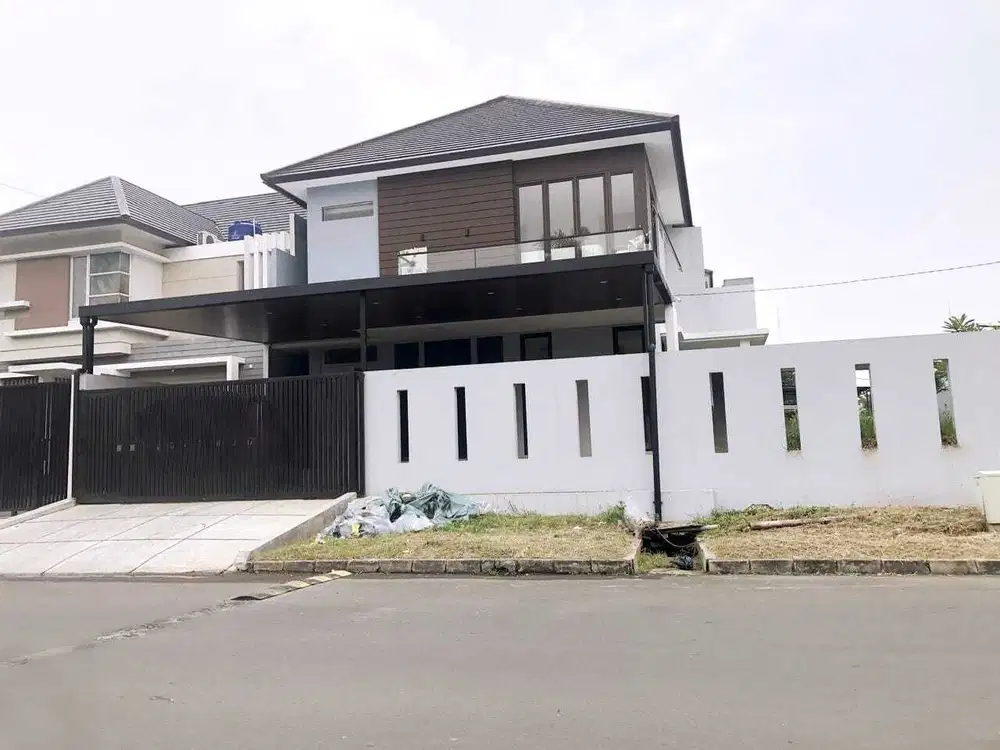 RUMAH  MEWAH HUK TAMAN VILLA MERUYA BANGUNAN FULL FURNISH  2 LANTAI