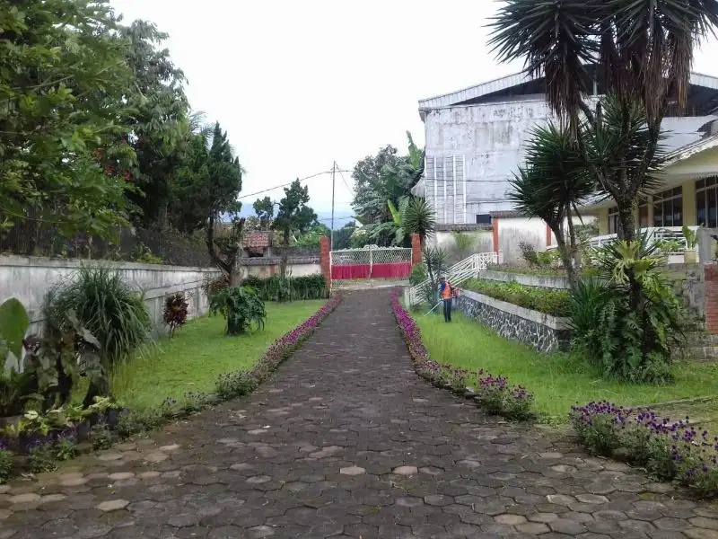 Rumah besar tanah besar dekat jalan raya bisa untuk berkebun