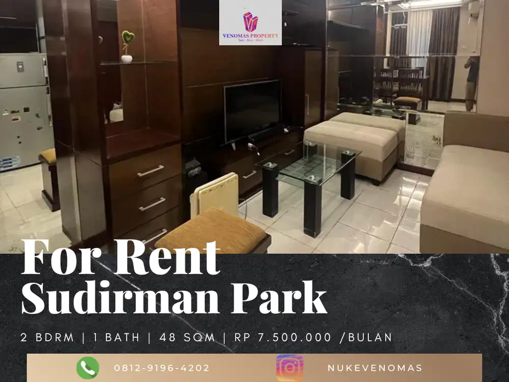 Disewakan Apartement Sudirman Park 2BR Full Furnished