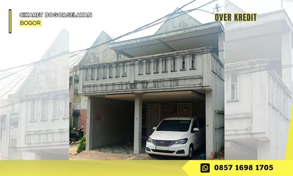 Rumah Over Kredit 89 JT Shafa Townhouse Bogor Selatan Dkt The Jungle