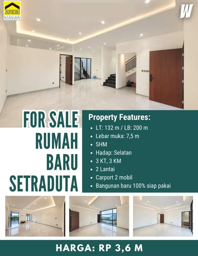 Termurah! Rumah Baru di Setraduta Bandung