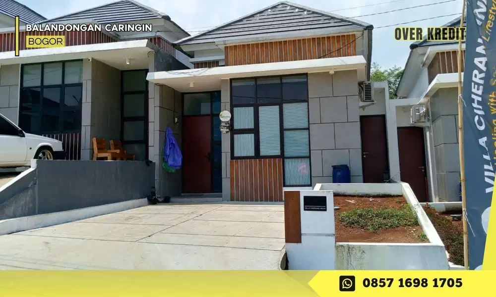 Take Over Rumah LT120 dkt Tol Caringin Bocimi  Villa Ciherang Indah