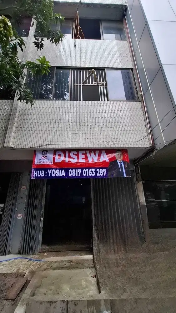 Disewa Ruko 3 Lantai Jl. Raya Pangeran Jayakarta, Sawah Besar